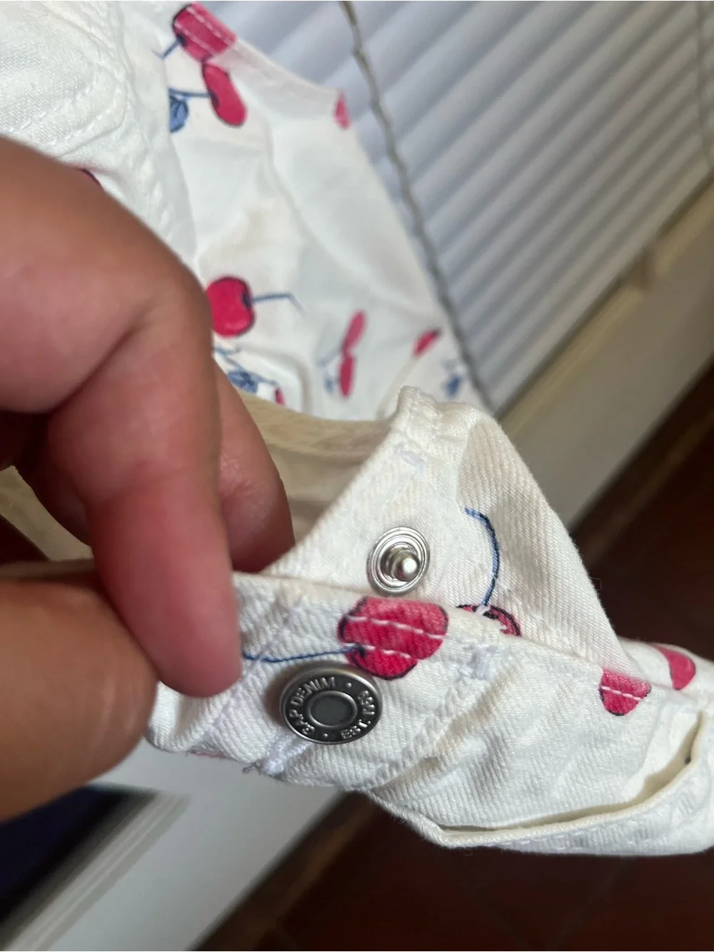 Baby GAP White Cherry Print Overalls for Kids
